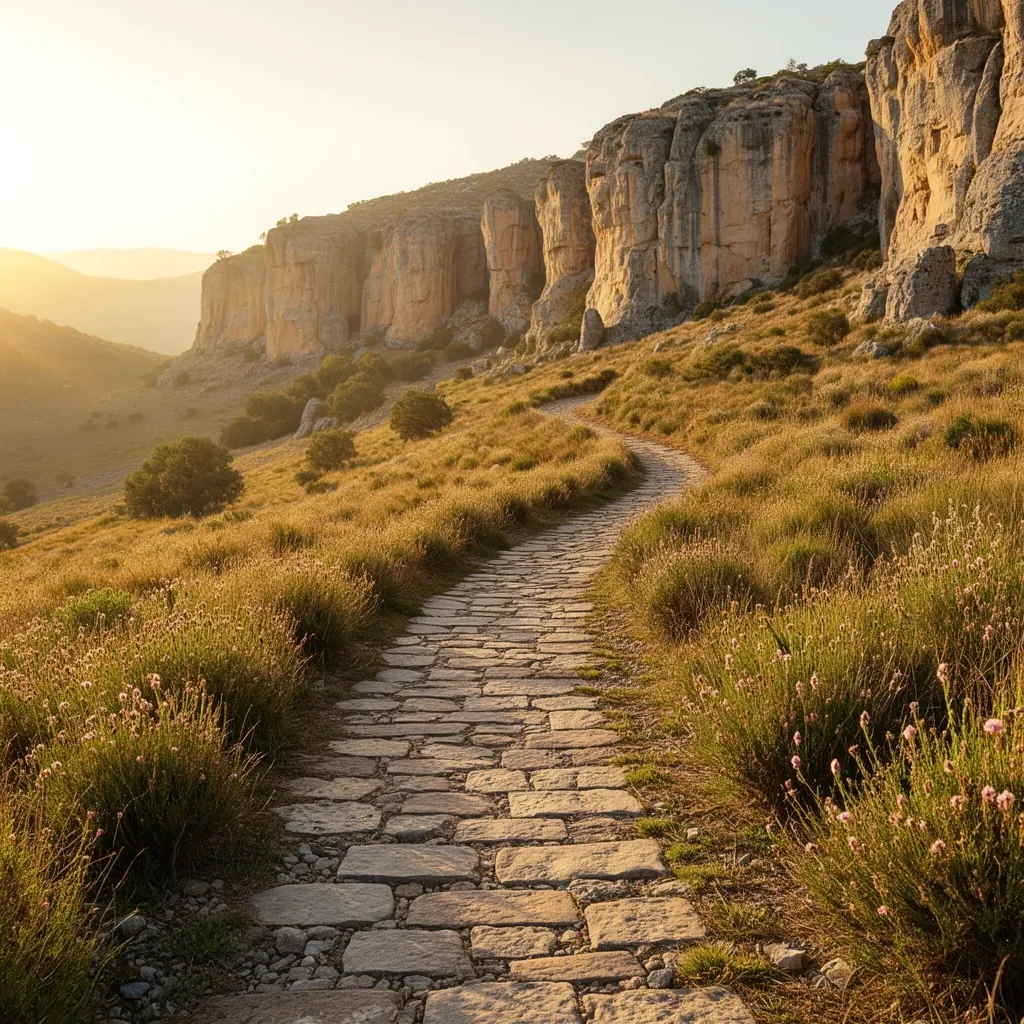 The rugged landscape of rural Spain
